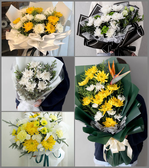 内蒙古呼和浩特和林格尔县羊群沟乡白事花束代送